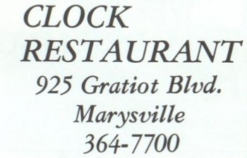 Clock Restaurant - 1980 Yearbook J